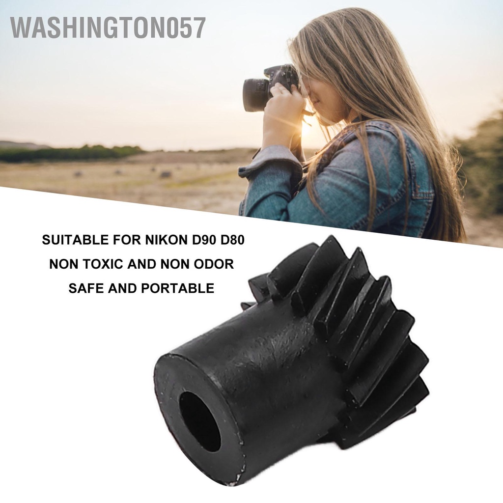 Washington057 Máy ảnh Aperture Motor Gear Phụ kiện thay thế sửa chữa bằng nhựa màu đen cho Nikon D90 D80 kỹ thuật số SLR
