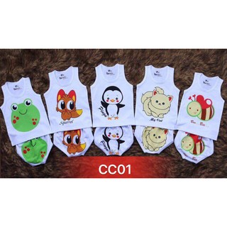 Combo 5 bộ đồ ba lỗ cho bé