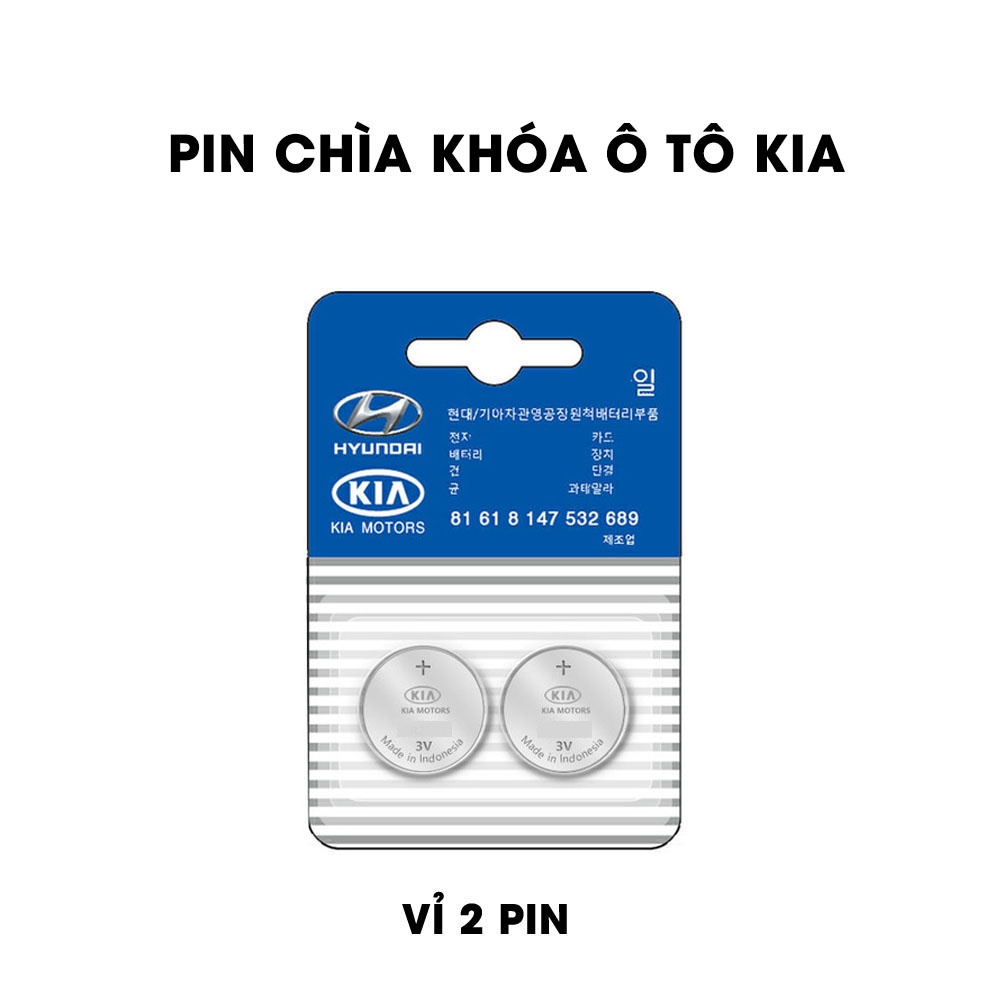 Pin chìa khóa ô tô KIA Sedona chính hãng sản xuất theo công nghệ Nhật Bản - Pin chìa khóa KIA Sedona