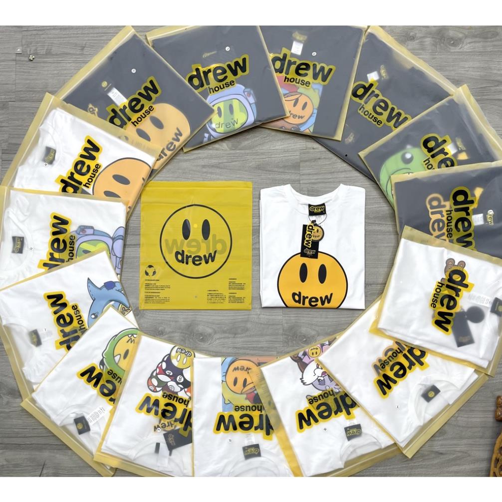 Áo thun tay lỡ Mặt Cười , Áo thun unisex nam nữ form rộng oversize chất liệu Cotton 100%