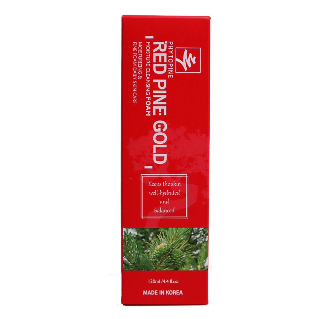 [Chính Hãng] Sữa Rửa Mặt Tinh Dầu Thông Đỏ Red Pine Gold Hàn Quốc 130ml