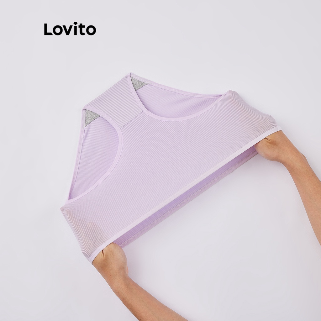 Quần lót Lovito thiết kế đơn giản tự nhiên L233L099 (màu mơ / đen / hồng / tím)
