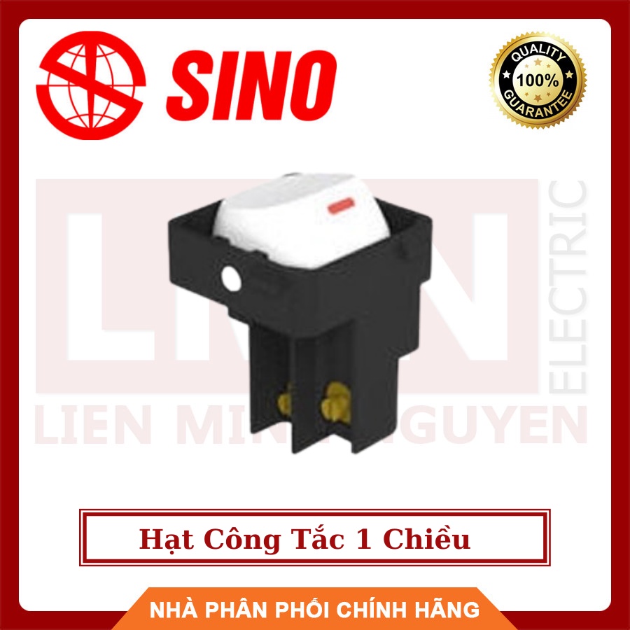 SINO Hạt Công Tắc 1 Chiều S30/1/2M - Hàng Việt Nam, Chất Lượng Cao