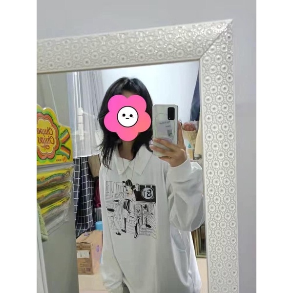 Áo nỉ cổ cao phong cách Hàn Quốc | BigBuy360 - bigbuy360.vn