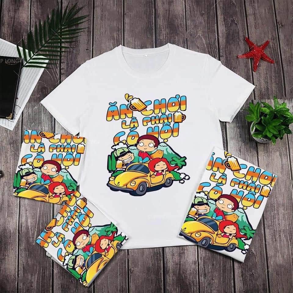 {giá sỉ} Áo nhóm đồng phục lớp team du lịch gia đình giá rẻ vô địch