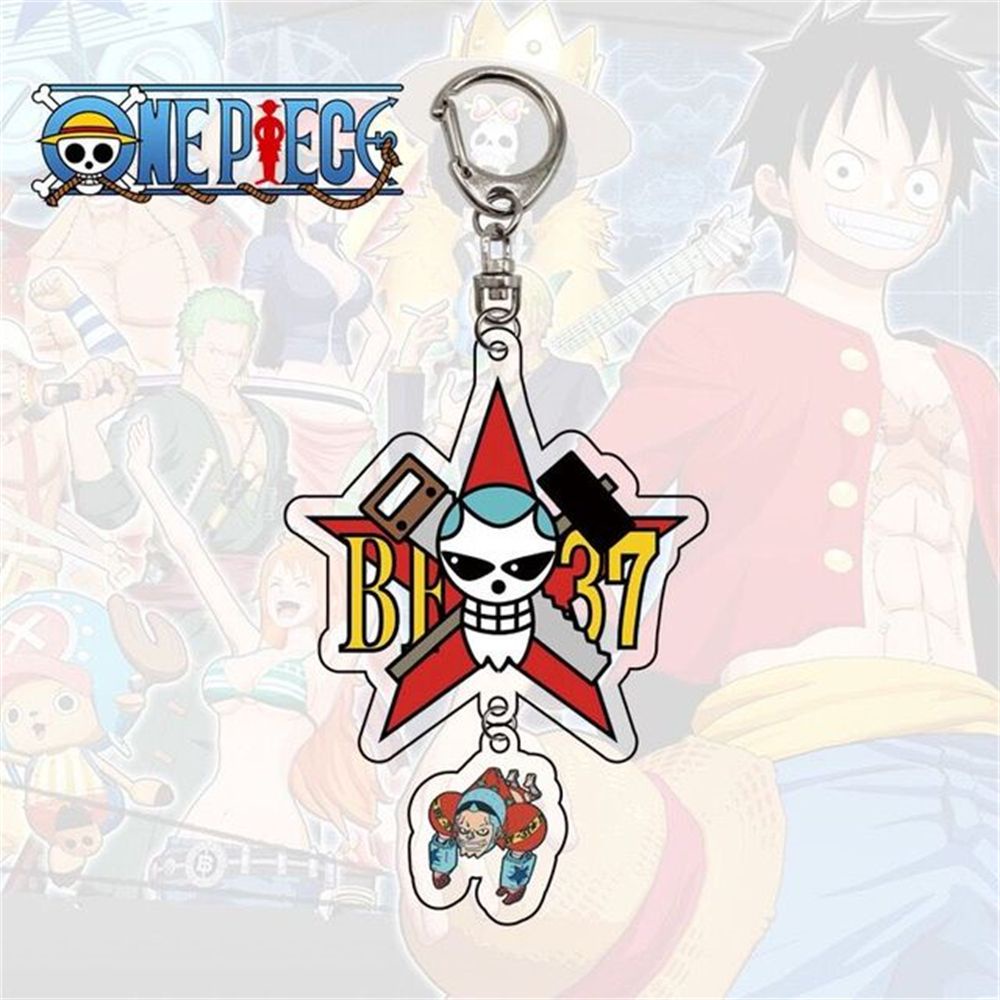 Móc Khóa Acrylic Hình Nhân Vật Hoạt Hình Luffy Zoro Sanji
