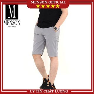 [Hàng Loại A] Quần Short Nam, Quần Ngố Nam Chính Hãng Chất Đũi Mềm Mịn Thoáng Mát Chuẩn Form Nhiều Màu - MENSON M509