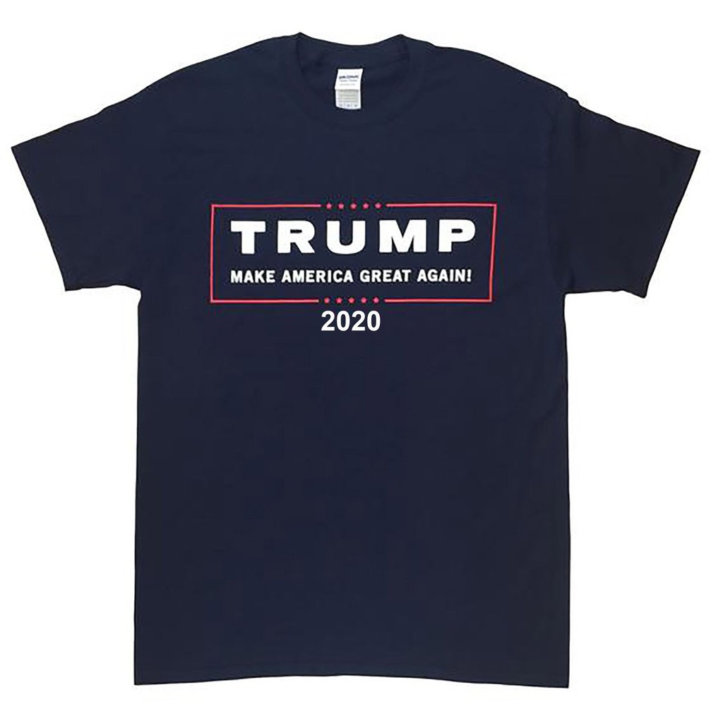 Áo thun in họa tiết chữ Donald Trump Make America Great Again thun unisex