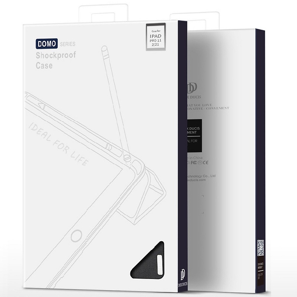 Bao da cover cho Apple iPad Pro 2020 - 2021 12.9 inch – Hỗ Trợ Smart cover chính hãng hiệu DUX DUCIS