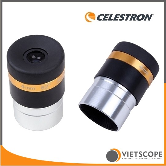 Thị kính 4mm trường rộng 62° Celestron Aspheric