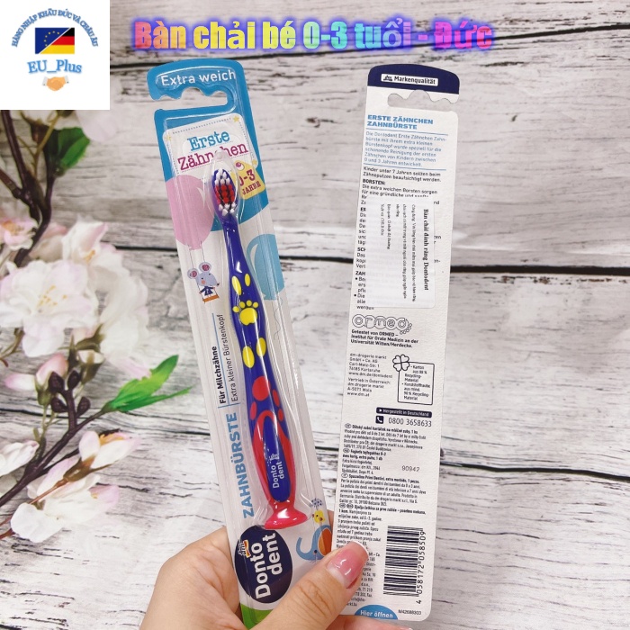 Bàn chải Dontodent cho trẻ 0-3 tuổi - Đức