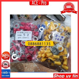 Đầu cos tròn rv5.5-8