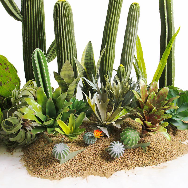 Cây giả Decor - Cành dứa rừng mini