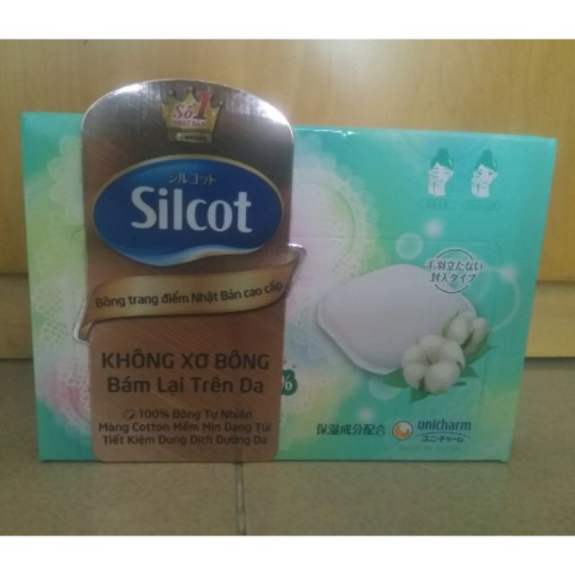 Bông tẩy trang Silcot 66 miếng