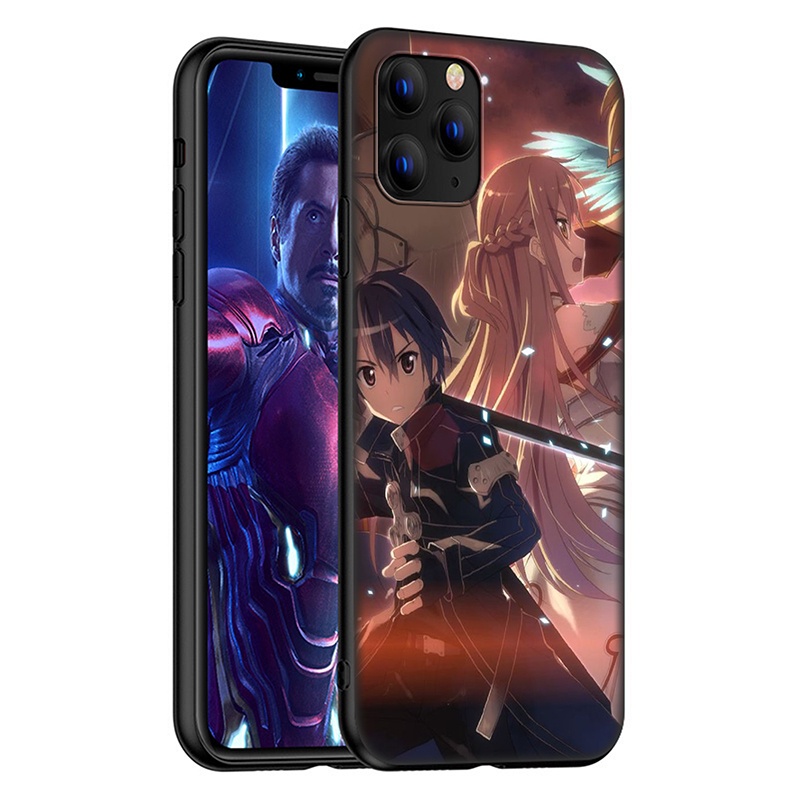 iPhone XR X Xs Max 7 8 6s 6 Plus 7+ 8+ 5 5s SE 2020 Soft Case 119LU Sword Art Online Casing