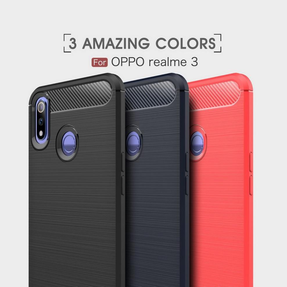 Ốp lưng chống sốc Oppo Realme 3 hiệu Likgus (chuẩn quân đội, chống va đập, chống vân tay) - Hàng chính hãng