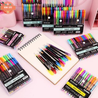 Bút dạ quang 12 màu tươi tập tô vẽ, trang trí mỹ thuật ZUIXUA