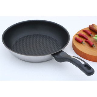 CHẢO FIVESTAR CHỐNG DÍNH BA ĐÁY DÙNG ĐƯỢC BẾP TỪ CÁC CỠ