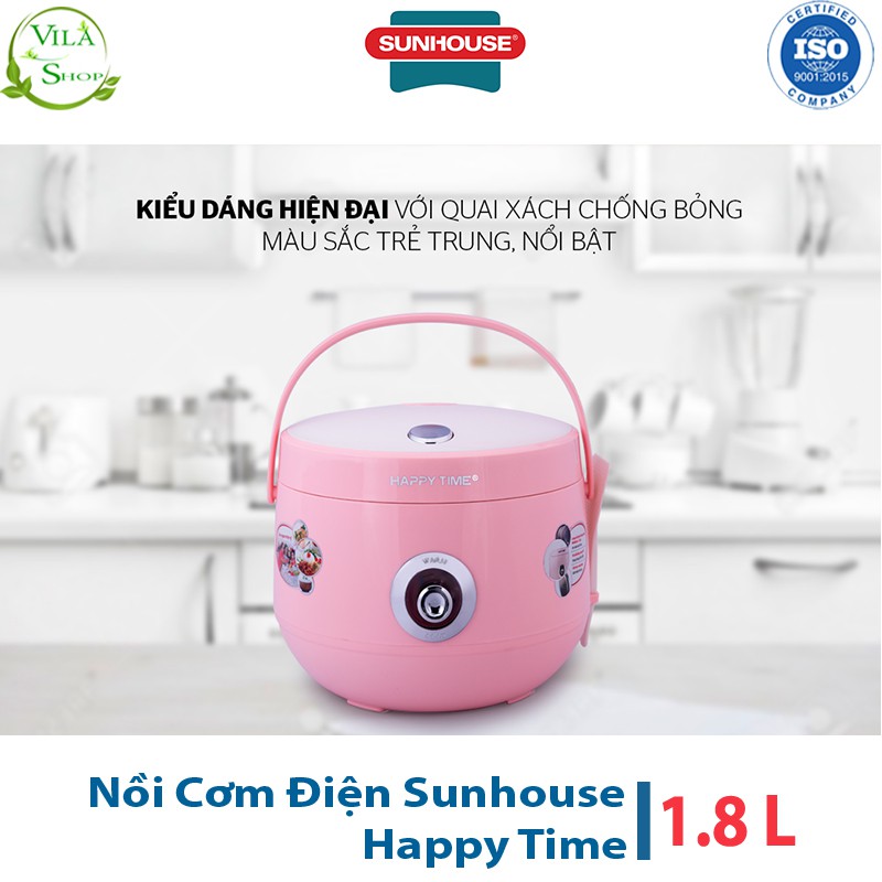 Nồi Cơm Điện, Nồi Cơm Đa Năng Happy Time HTD8521 - 1.8L, Nồi Cơm Điện Xuất Xứ Tại Việt Nam, Người Việt Tin Yêu Hàng Việt