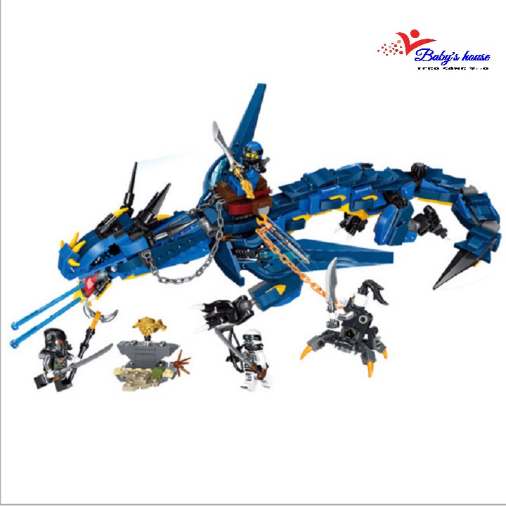 Bộ đồ chơi lắp ráp Ninja Thunder and Gale Dragon Boy Assembly 76053