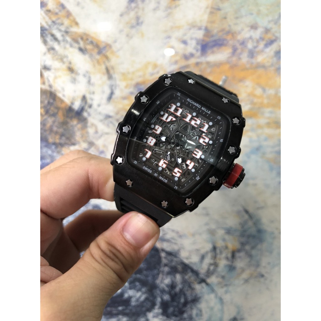 Đồng Hồ Nam RM6701 Pin JP vỏ thép không gỉ chống xước chống nước.