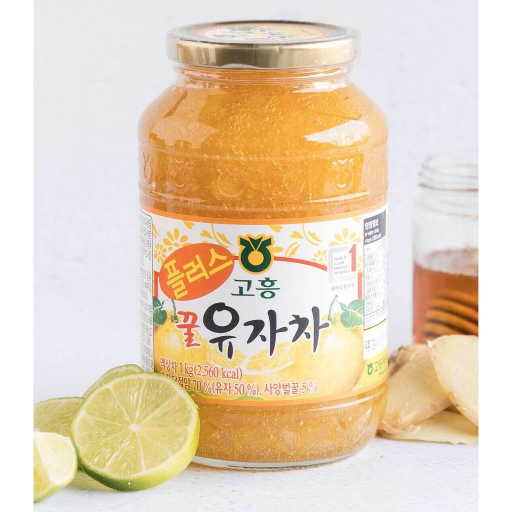 [NONGHYUP] Mật Ong CHANH ĐÀO NONGHYUP 1KG - Nhập Khẩu Hàn Quốc Thơm Ngon Giải Cảm Thanh Lọc Cơ Thể