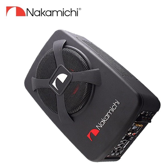 Bộ Loa SUB siêu trầm đặt gầm ghế xe ô tô. thương hiệu Nhật Bản NAKAMICHI - NBF8.1A