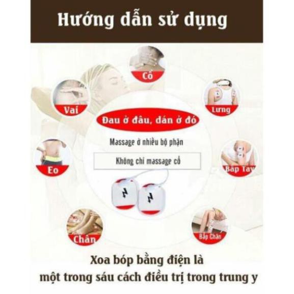 Máy mát xa cổ vai gáy 3D KL-5830 - Mát mắt xa chạy pin tiểu dễ sử dụng và gọn