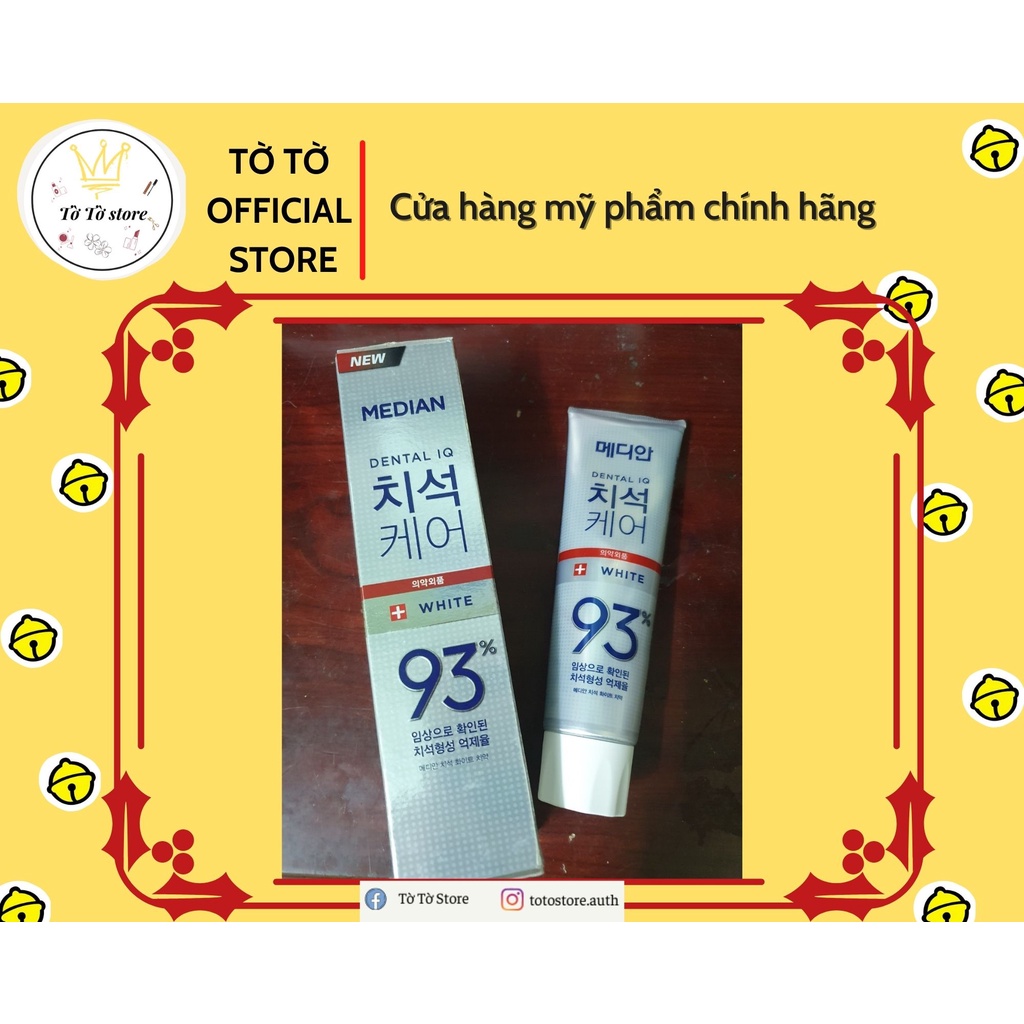 KEM ĐÁNH RĂNG MEDIAN 93 TRẮNG RĂNG HÀN QUỐC [ CÓ ẢNH THẬT]