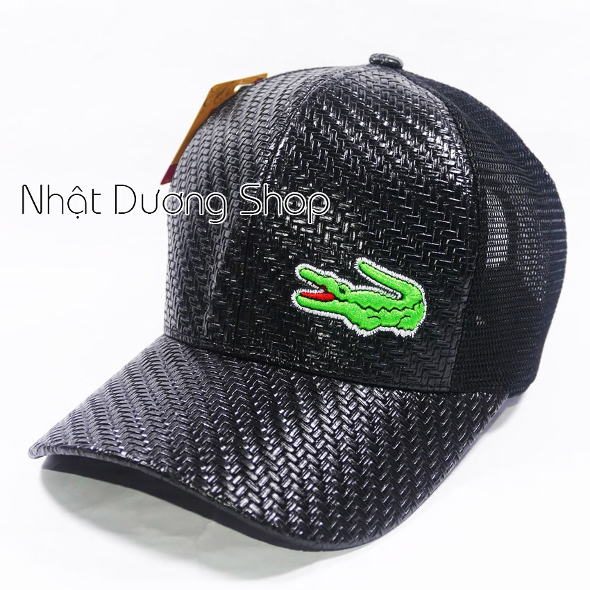 Nón kết lưới Da thêu họa tiết cá xấu, phong cách, Xịn sò cá tính thích hợp cho các bạn nam và nữ