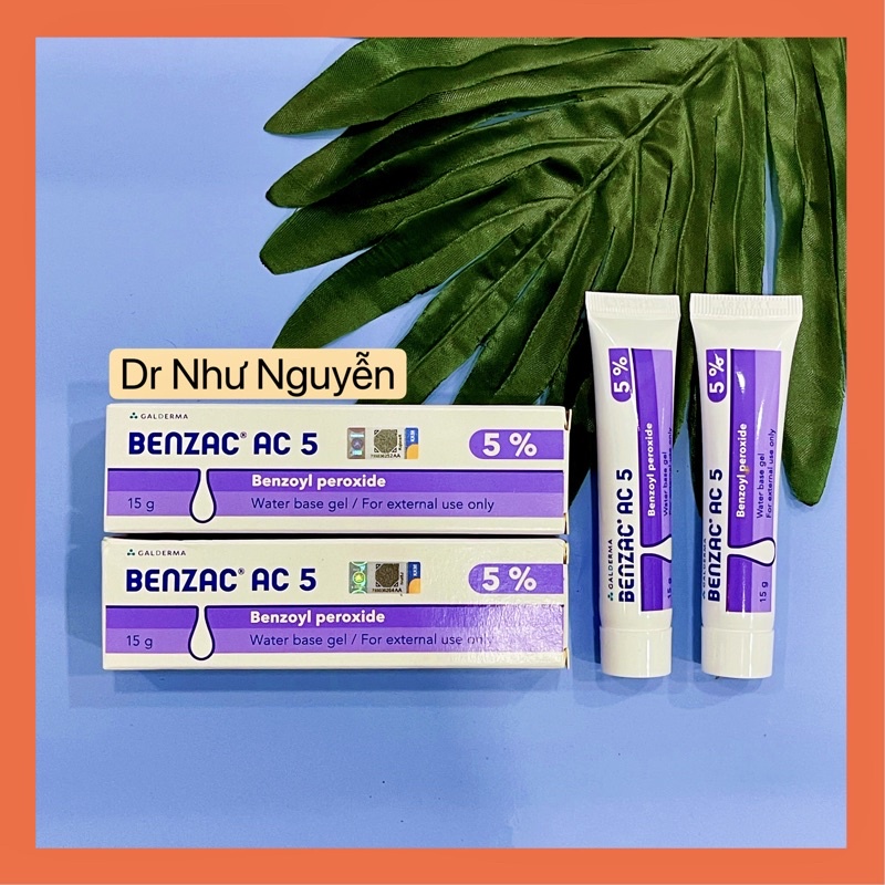 Gel giảm mụn Benzac AC 5 Bpo oxy