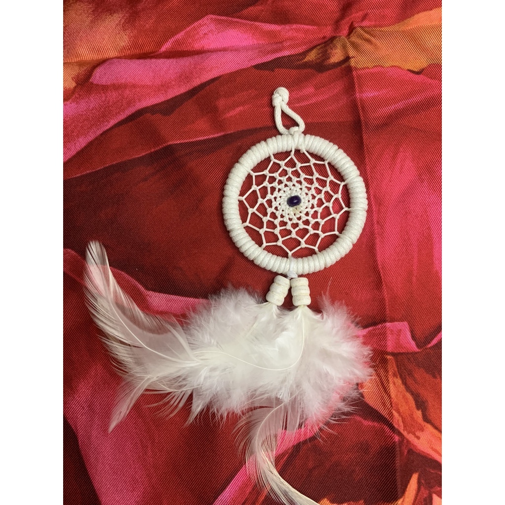 Dream catcher lông vũ dùng để làm quà tặng