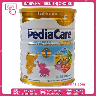 Sữa bột pediacare gold 1 900g | sữa viện dinh dưỡng việt nam | pedia care