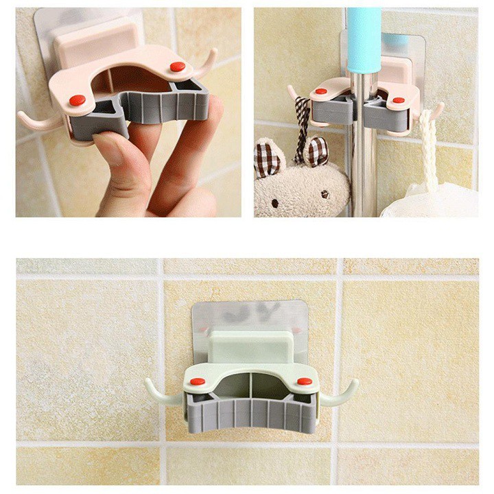 Kẹp treo chổi lau nhà và dụng cụ nhà bếp đa chức năng - DMA store
