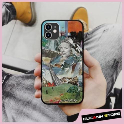 Ốp lưng iphone SAMSUNG hình train on mountain collage art dada dadaism cho nam  cho các dòng iPhone PAP20211140