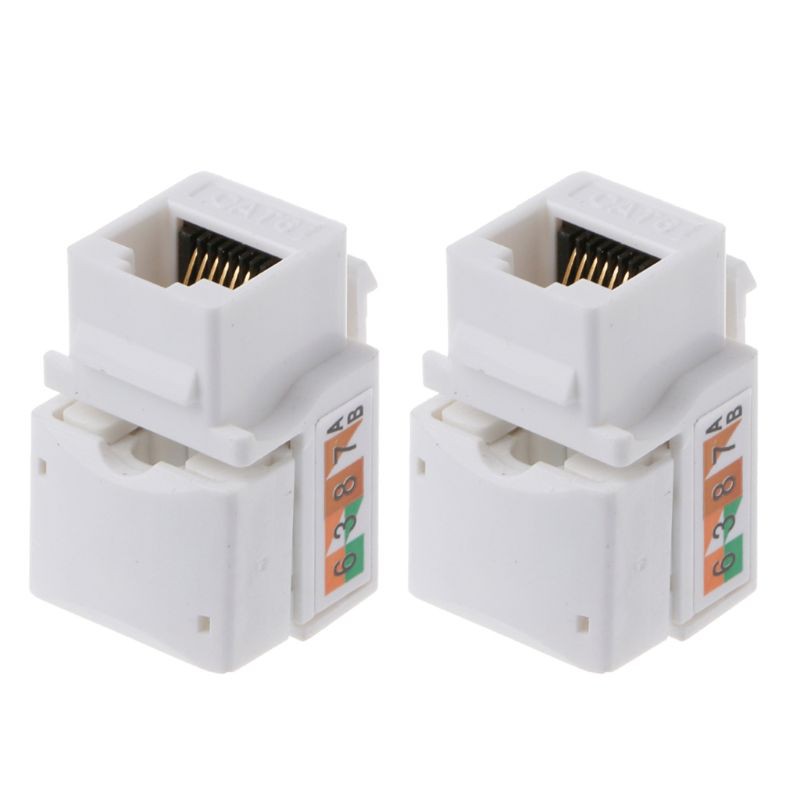 Set 2 Ổ Cắm Mạng Rj45 Cat6 | BigBuy360 - bigbuy360.vn