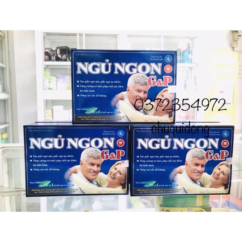 Ngủ ngon gp, Ngủ ngon g&p hỗ trợ giấc ngủ sâu hộp 30viên