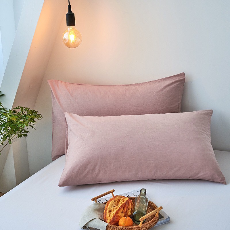 COMBO 2 CÁI VỎ GỐI NẰM COTTON TICI