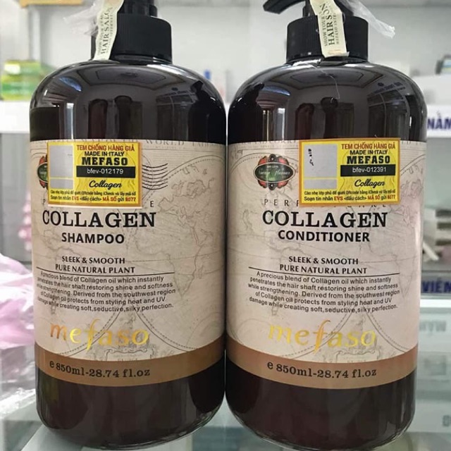 Gội xả Collagen Mefaso