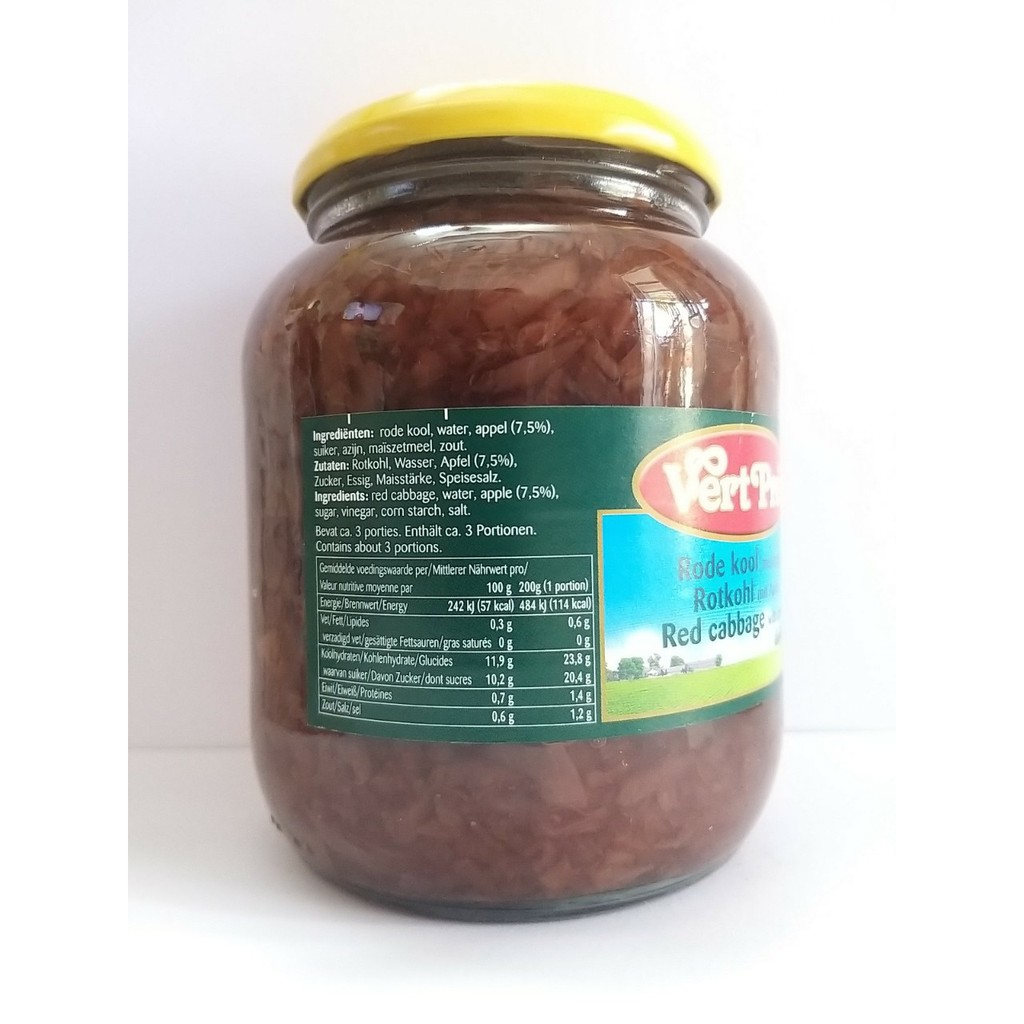 Sốt VertPro Red Cabbage With Apple 680g