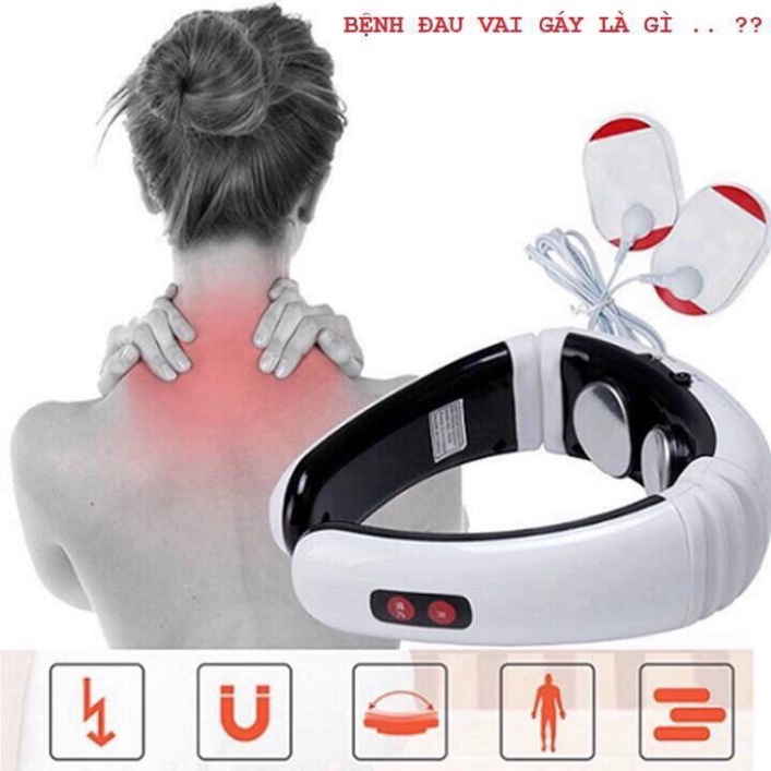 (bán sỉ)Máy mát xa cổ vai gáy chính hãng KL [Hàng Loại 1] (BH 6 tháng)