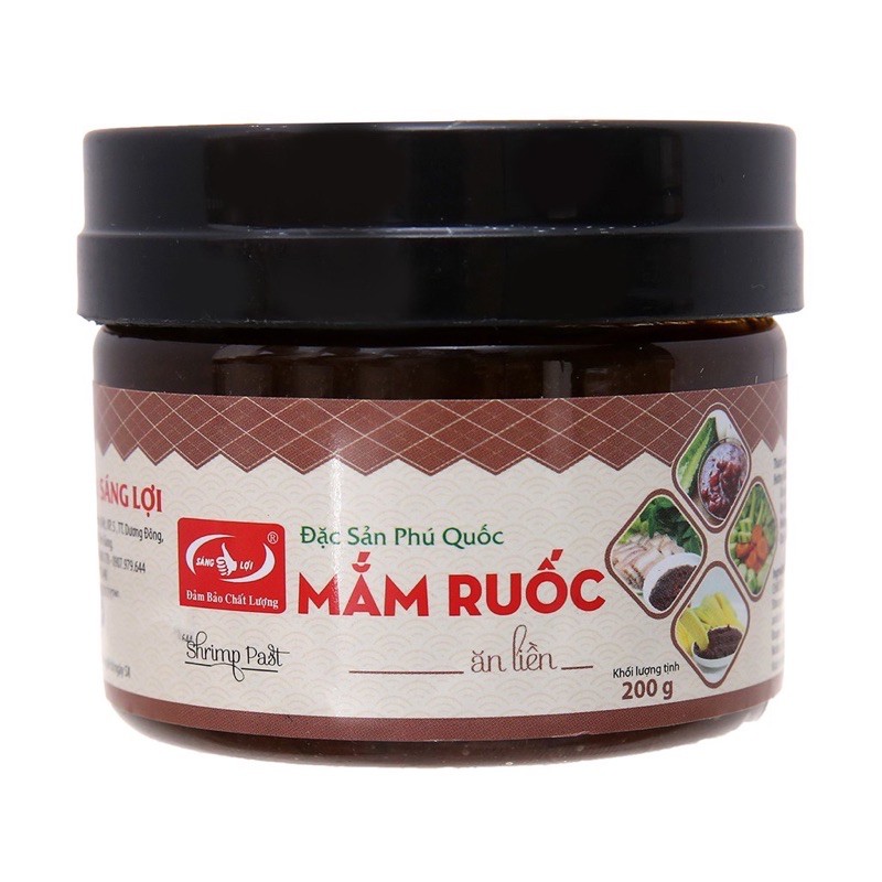 Mắm ruốc ăn liền Sáng Lợi, hũ 200g