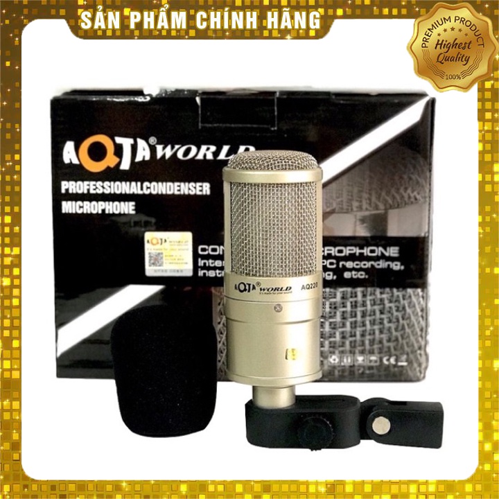 [Mã ELHACE giảm 4% đơn 300K] Mic Thu Âm Cao Cấp AQTA AQ220