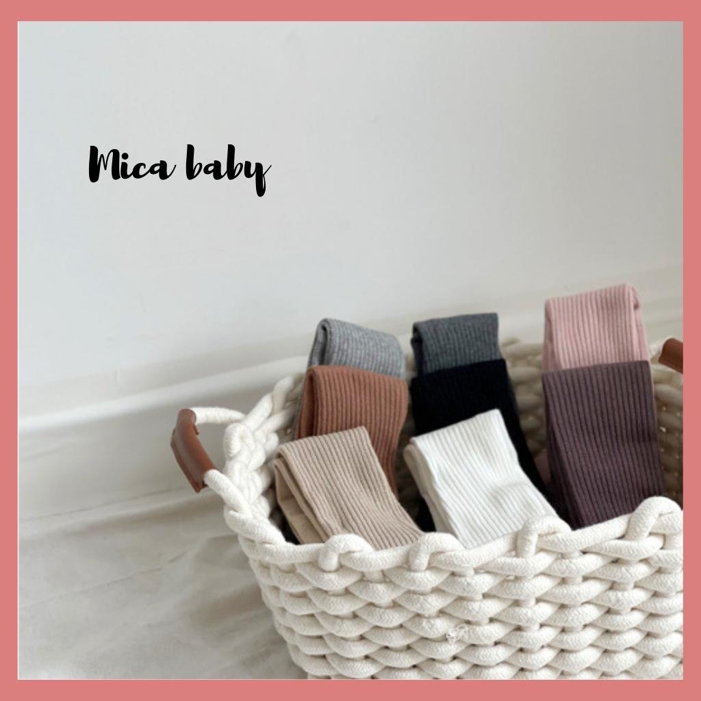Quần tất trơn phong cách hàn quốc đáng yêu cho bé Mica Baby T09