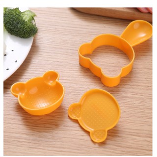 Khuôn cơm cho bé (khuôn bento) - đầu gấu