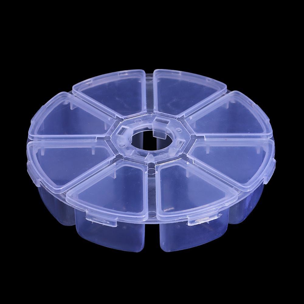 CONOPERY Hộp Rỗng Hình Tròn Trong Suốt Đựng Trang Sức Tiện Dụng