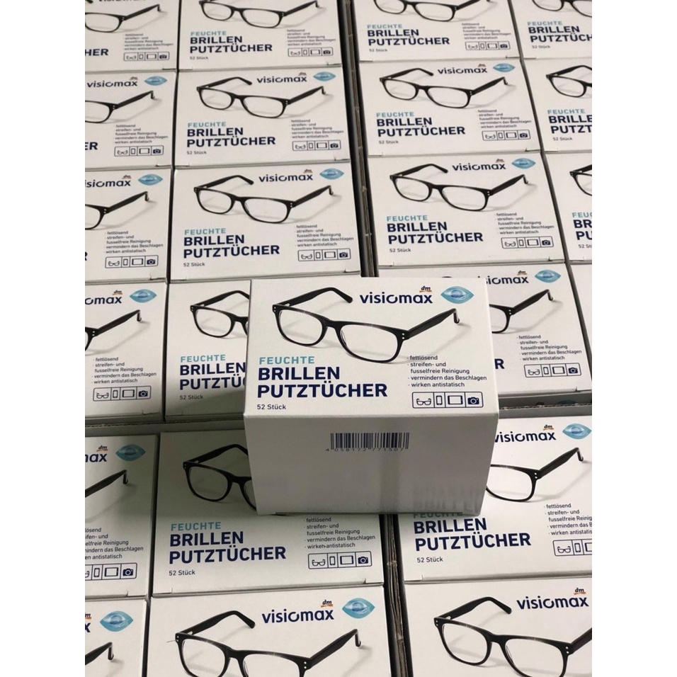 GIẤY LAU KÍNH VISIOMAX GIÚP LÀM SẠCH VÀ BẢO VỆ KÍNH 52 TỜ
