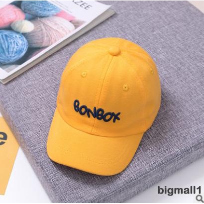 BღBღBaseball Cap Plain Kids Boys Strapback Solid Hats Polo Style Hook-N-Loop New