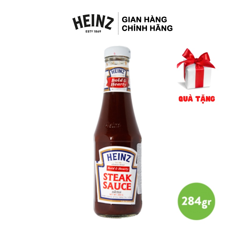 Sốt Thịt Nướng BBQ HEINZ 284g (Date:07/08/22) + Tặng 1 Túi Cà Heinz 120g (Date: T01.2022)