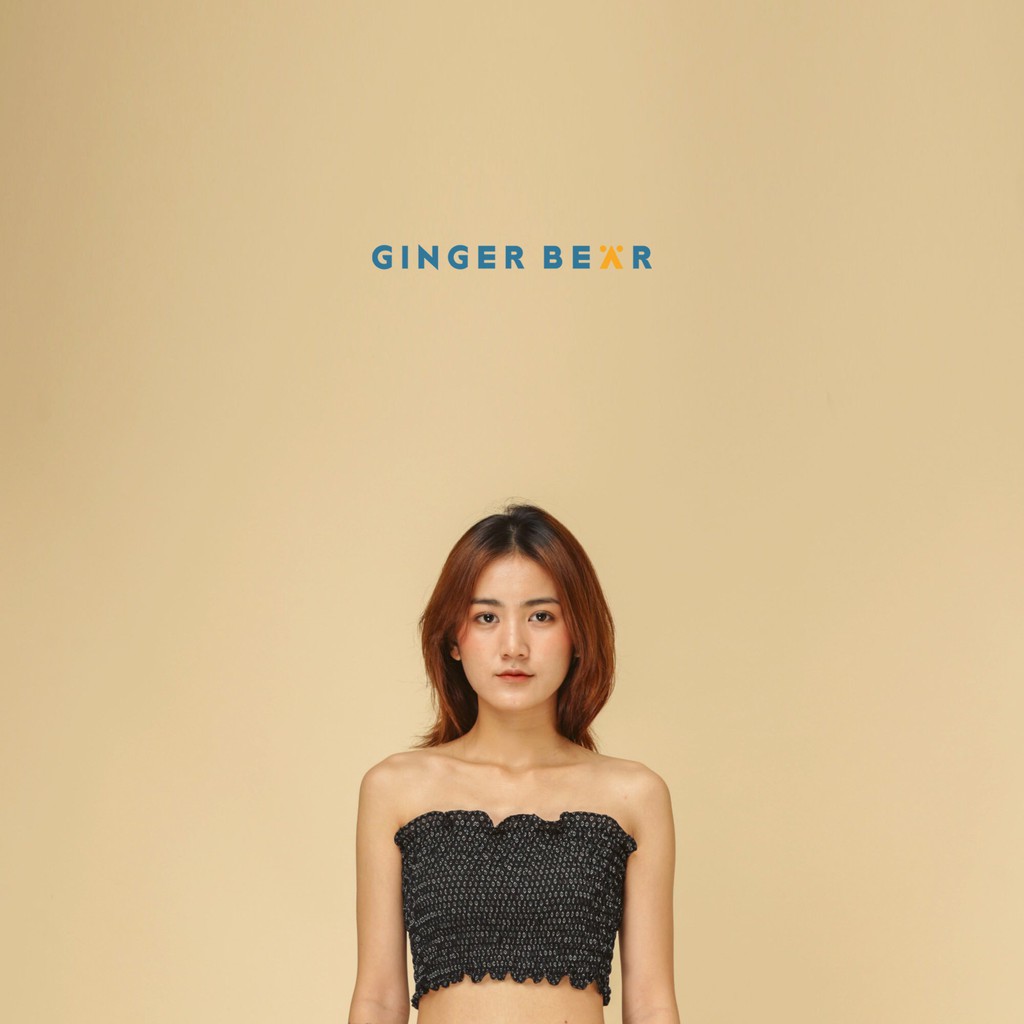 GingerBear - Áo Ống Hoạ Tiết Hoa - Floral Frills Tubetop